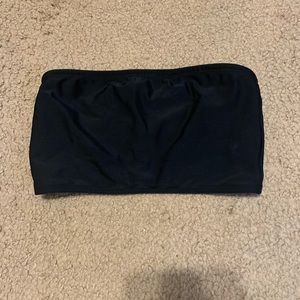 Black Strapless Bikini Top Size M